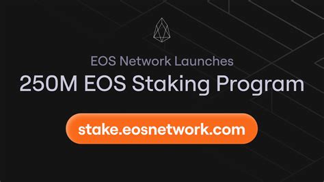 eos staking|EOS Network .